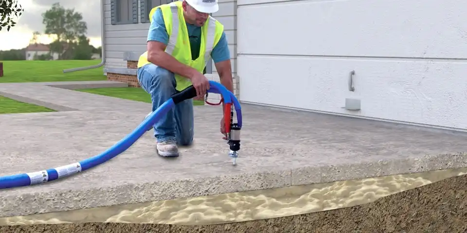 St. George Concrete Leveling crew at work